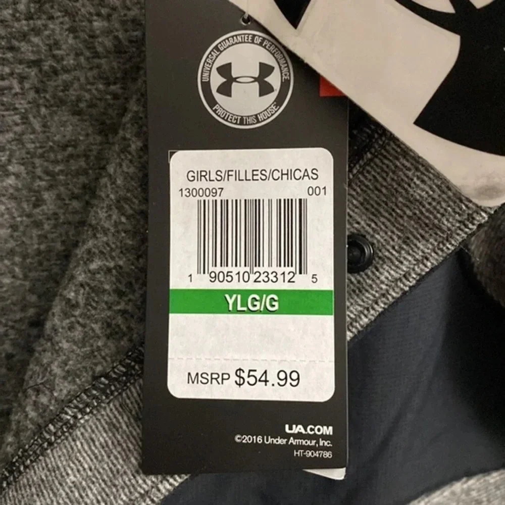 NWT Under Armour Kids Phenom Fleece 1/2 Snap Pullover YL